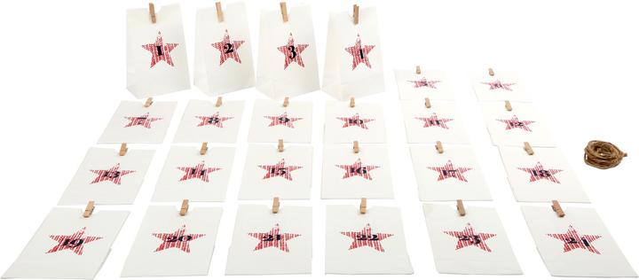 Produktbild Legler OHG Adventskalender "Papiertüten", weiss