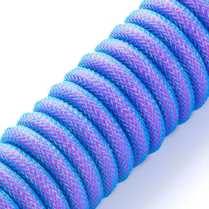 Produktbild CableMod Classic Coiled Keyboard Cable USB-C zu USB Typ A, Galaxy (1.50 m, USB 2.0)
