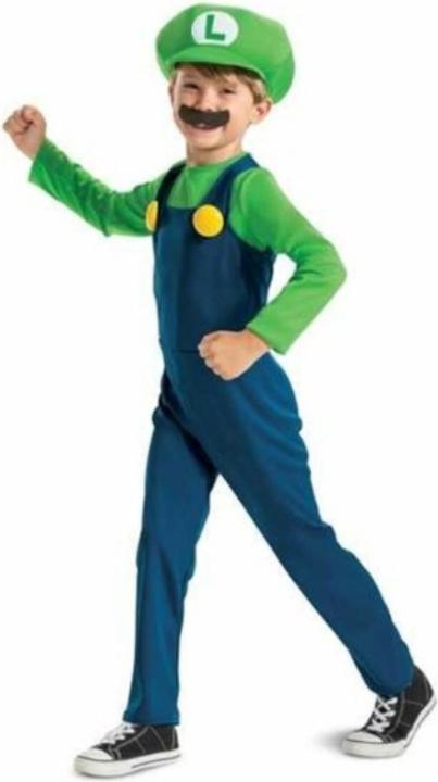 Actual product image Jakks Pacific Disguise - Super Mario Costume - Luigi (116 cm) (115809L) (S)