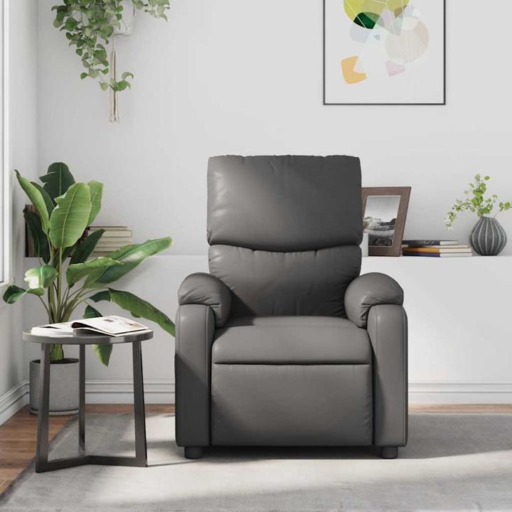 Image du produit VidaXL Fauteuil de massage gris similicuir,Couleur : gris,Matériaux