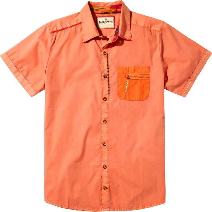 Actual product image Joe Browns Short Sleeve Contrast Pocket Shirt (L)
