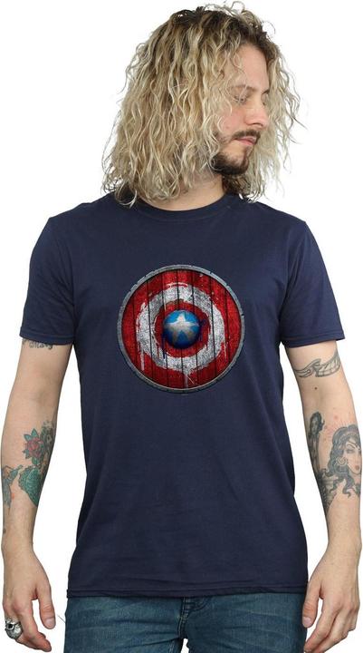 Produktbild Captain America Wooden Shield TShirt (XXL)