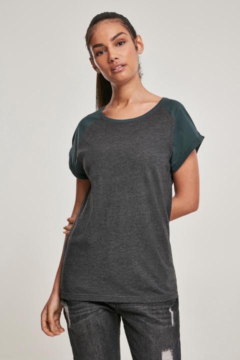 Immagine prodotto Urban Classics Tee Raglan a contrasto da donna (3XL)