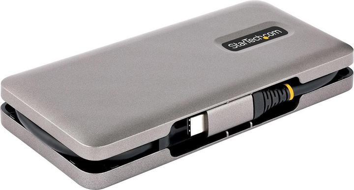 Actual product image StarTech com HB31CM4CPD3, Kabelgebunden, USB 3.2 Gen 2 (3.1 Gen 2) Type-C, 100 W, Grau, 10 Gbit/s, K (USB-A, 4 Ports)
