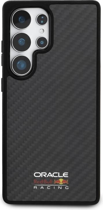 Actual product image Red Bull Real Carbon Fiber Shiny Logo MagSafe Case for Samsung Galaxy S25 Ultra Black (Samsung Galaxy S25 Ultra)