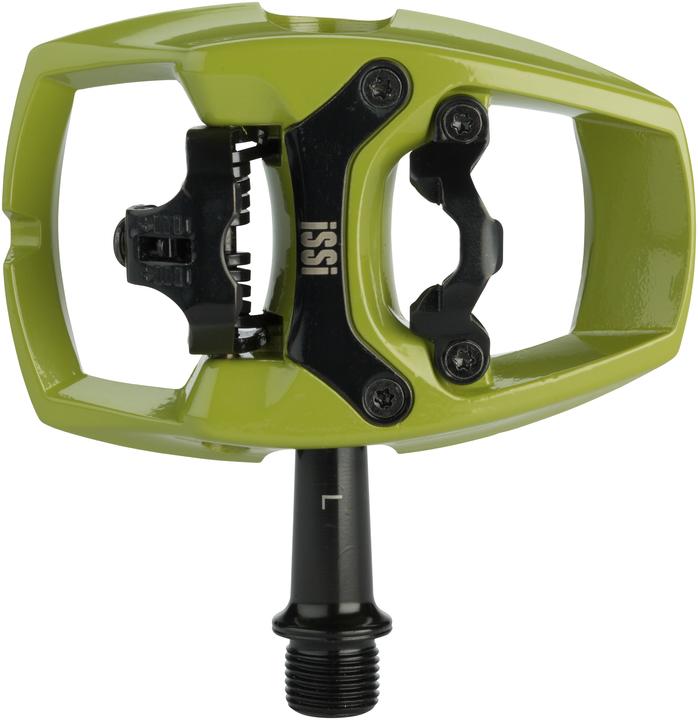 Image du produit iSSi Pédale hybride Flip II SPD pour VTT/Trekking/City (Bearing/Bushing). Lichen Green.