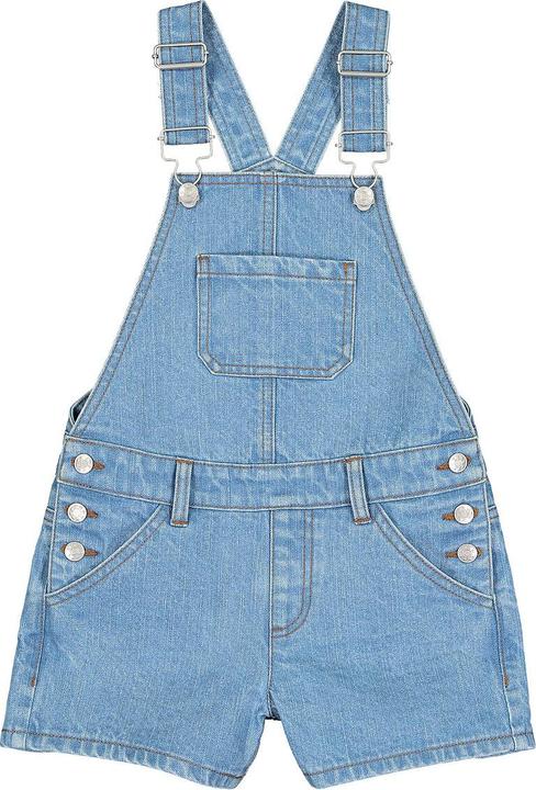 Actual product image La Redoute Collections Kurze Jeanslatzhose (86)