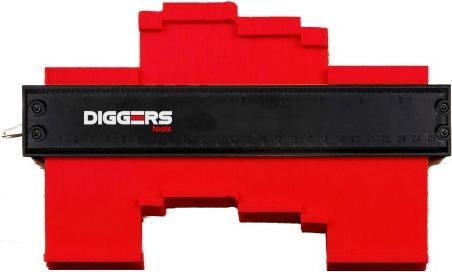 Diggers Tools misuratore di contorni, 12x12cm, DIG739