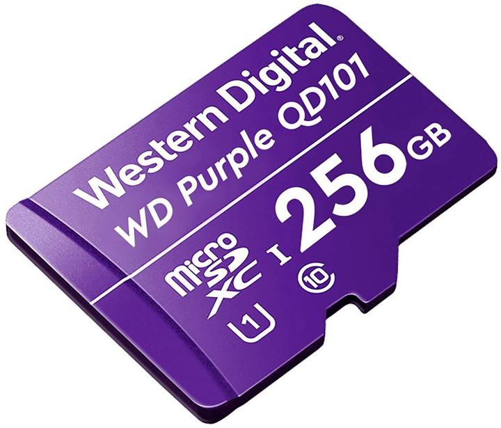 Image du produit WD Violet, Surveillance, microSD XC, Classe - 10, UHS 1 (256 Go, microSDXC, U1, UHS-I)