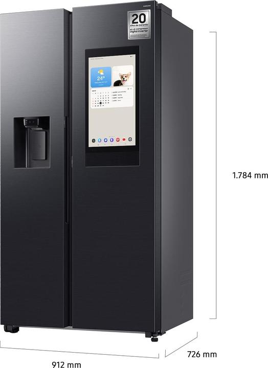 Image du produit Samsung RS90F66BEFEF Family Hub (RS90F66BEFEF) (614 l)