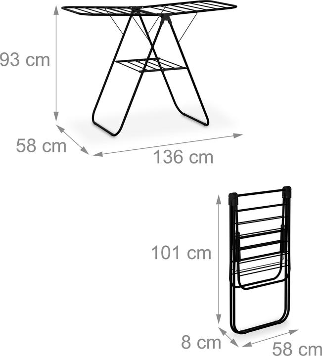 Actual product image Relaxdays Laundry rack (26 m)