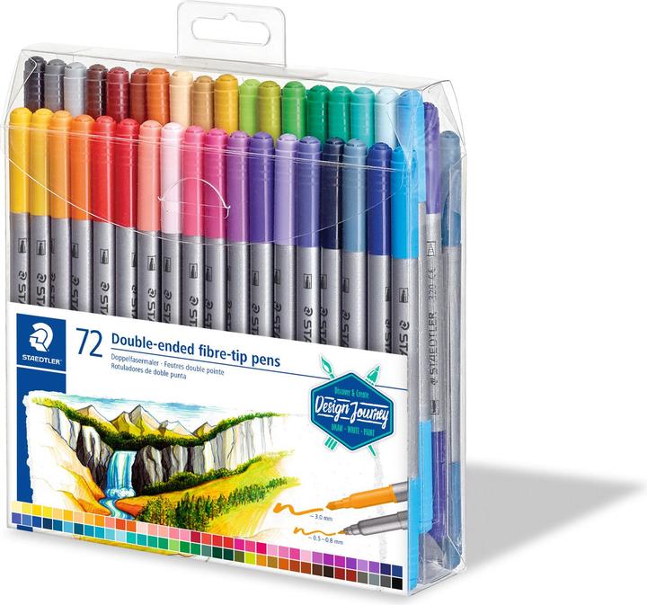 Actual product image Staedtler Design Journey (Multicolor, Multicoloured, 72 x)