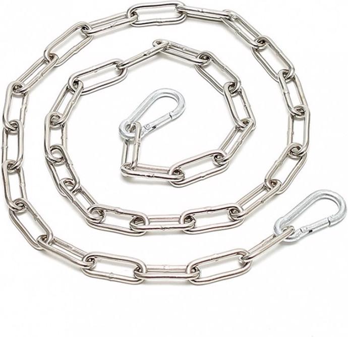 Image du produit Rimba Chaîne en métal avec mousqueton 100cm