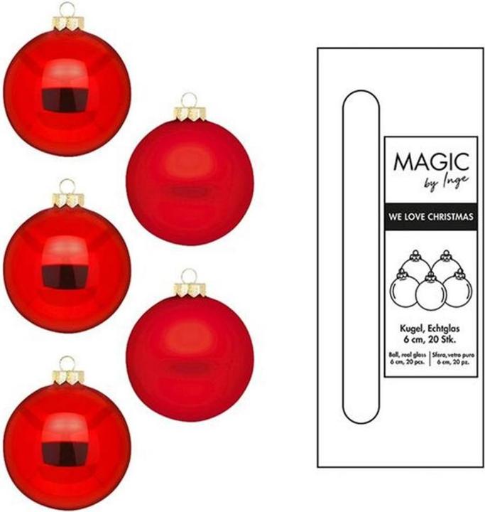 Inge’s Glas Christmas Decor Weihnachtskugeln (20 -teilig)