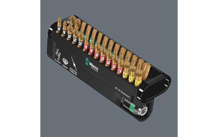 Produktbild Wera Bit-Check 30 Diamond 1 (Schlitz, TORX, 3/8", Innensechsrund, 3/4", 1/4", 5/16", 1/2")