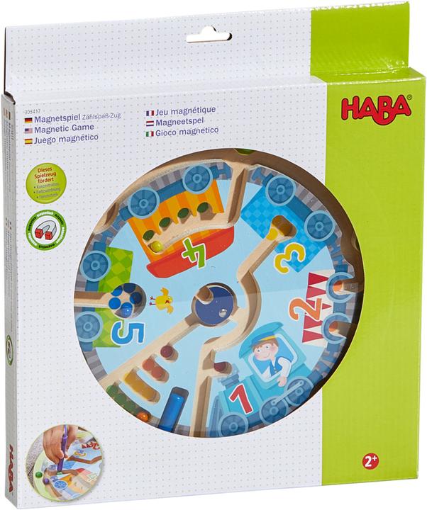 Actual product image Haba Count Pass Train (French, Italian, German, English)