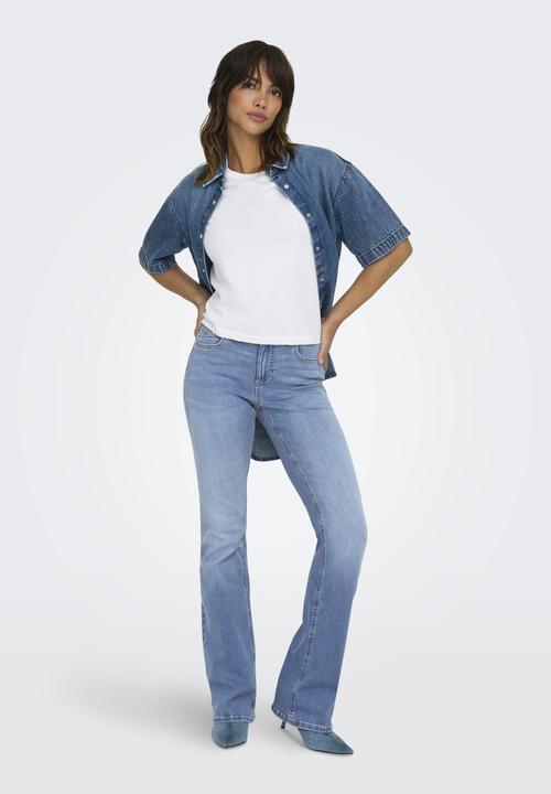 Produktbild Only ONLBLUSH Mittlere Taille Ausgestellt Jeans Flared fit jeans (32)