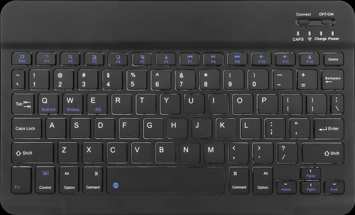 Produktbild Cazy Tastatur Hülle Kompatibel mit iPad 2021 (9th Gen)/2020 (8th Gen)/iPad 2019 (7th Gen) - Schutz Etui (Eng. Int.)