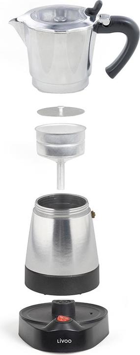 Image du produit Livoo Cafetière italienne électrique (6 T.)