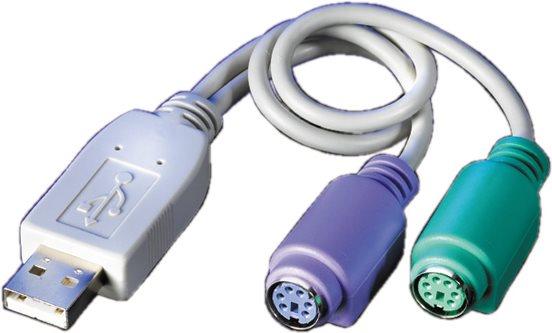 Actual product image Roline USB 2.0 to PS/2