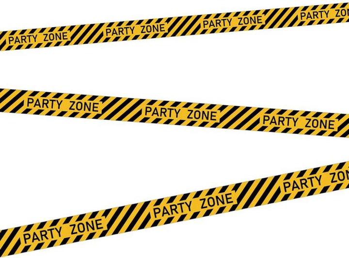 Image du produit Amscan Ruban de délimitation de chantier Partyzone 7cmx5m
