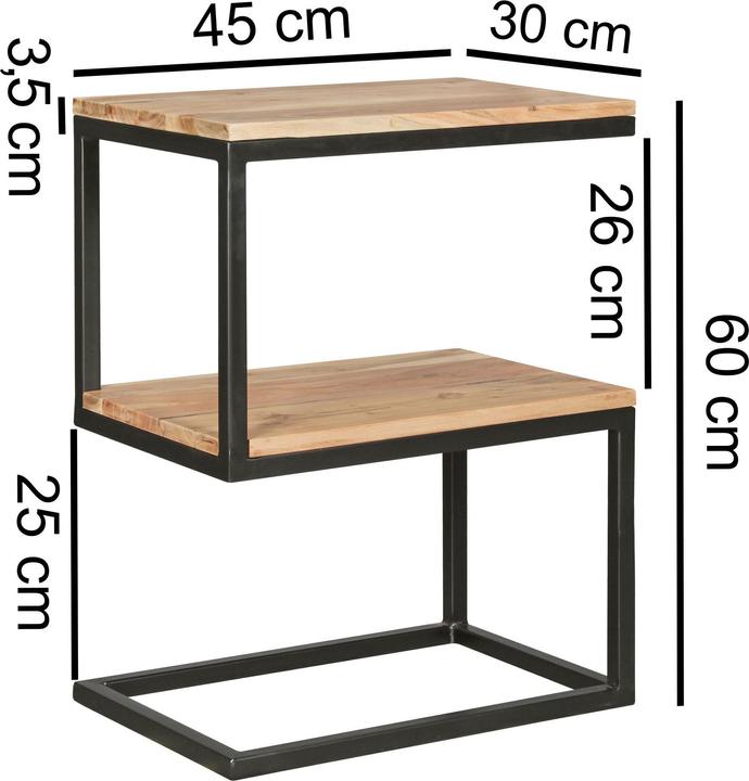 Produktbild Wohnling Akola (45 x 30 x 60 cm)