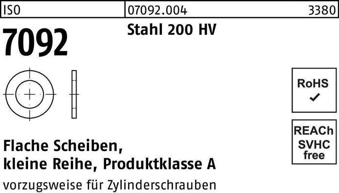 Actual product image Washer ISO 7092 3 Steel 200 HV