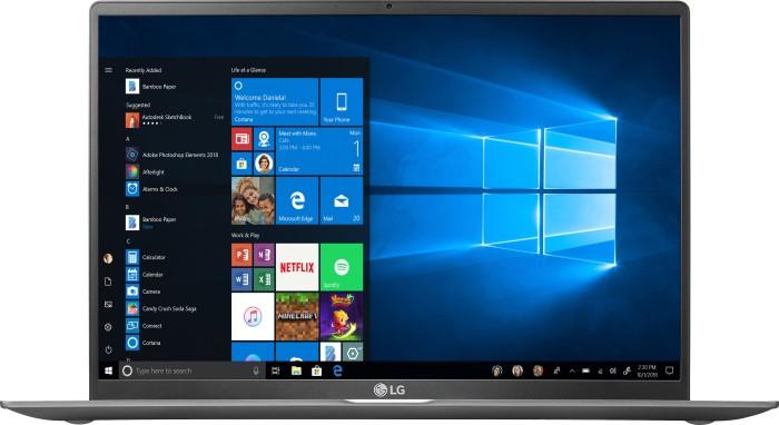 Actual product image LG Gram 17 (17", Intel Core i5-1035G7, 8 GB, 512 GB, DE)