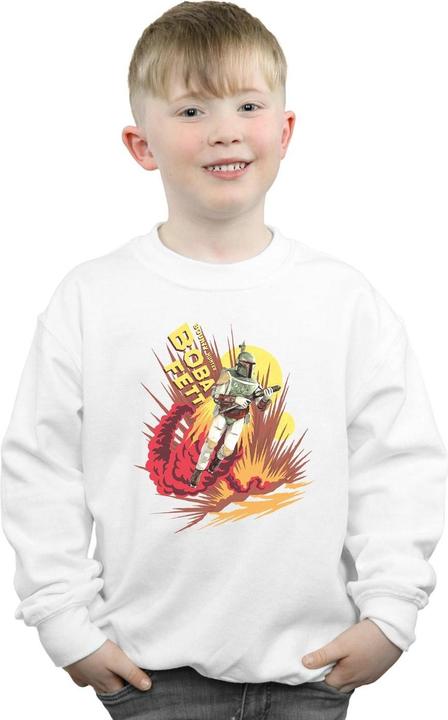 Produktbild Star Wars Boba Fett Rocket Powered Sweatshirt Jungen (152, 158)