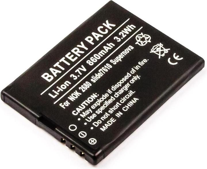 Actual product image CoreParts MicroBattery Mobile (Rechargeable battery, 7610 Supernova, 3710 fold, Nokia 2680 slide, 3600 slide)