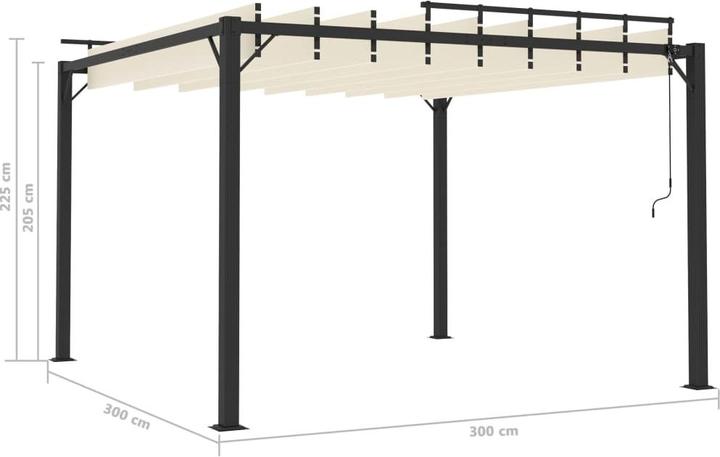 Actual product image VidaXL Charmine (300 cm, 300 cm)