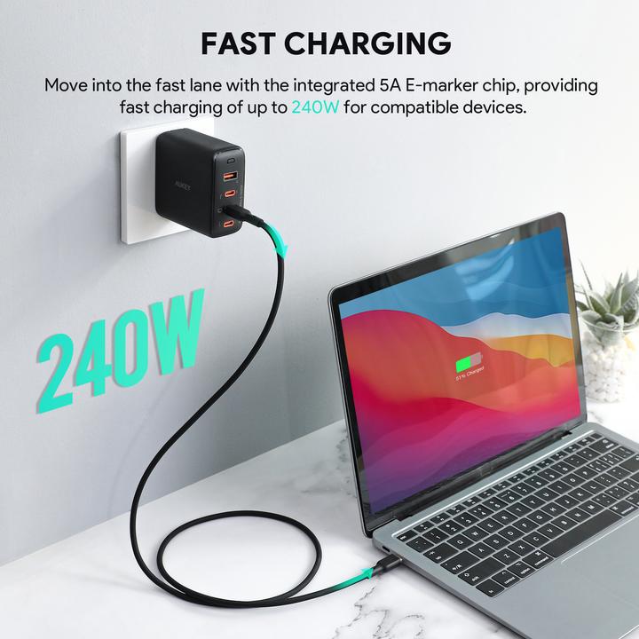 Immagine prodotto Aukey USB C – USB C (1.80 m)