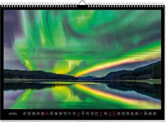 Produktbild Polarlichter Premiumkalender 2025 (60 x 42 cm, Deutsch)
