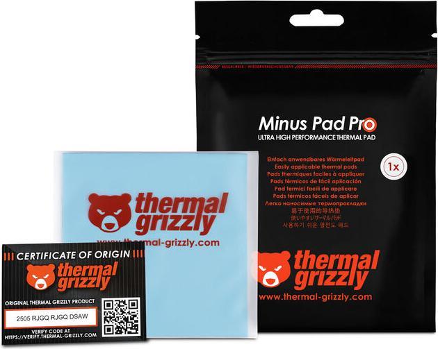 Actual product image Thermal Grizzly TG Minus Pad Pro - 100x100x0,5 mm (0.50 mm)