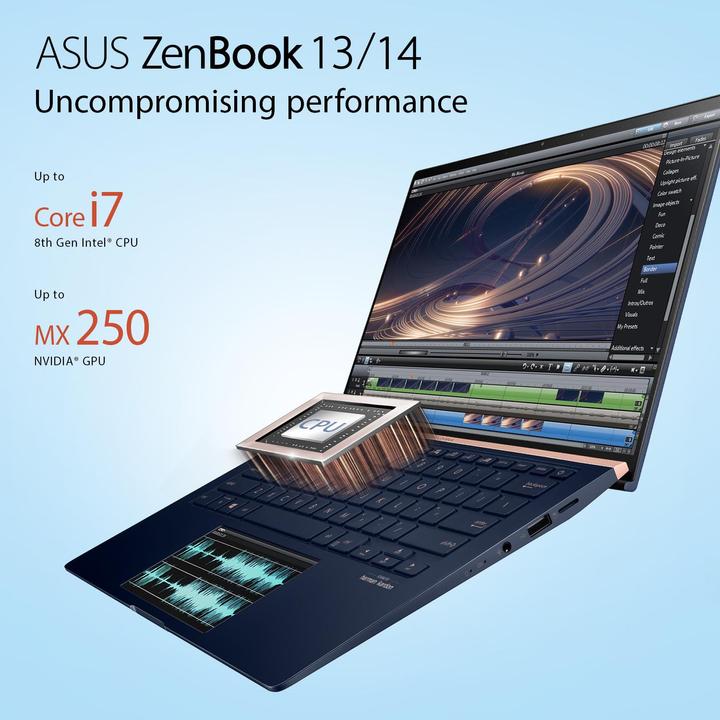 Produktbild ASUS ZenBook 15 UX534FTC-A8122T (15.60", Intel Core i7-10510U, 16 GB, 512 GB, CH)