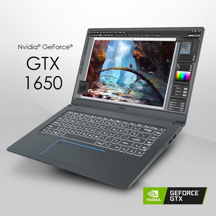 Actual product image MSI Prestige 15 (15.60", Intel Core i7-10710U, 16 GB, 512 GB, DE)