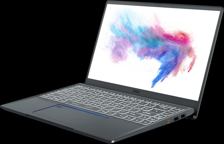 Actual product image MSI Prestige 14 (14", Intel Core i7-10710U, 16 GB, 1000 GB, DE)