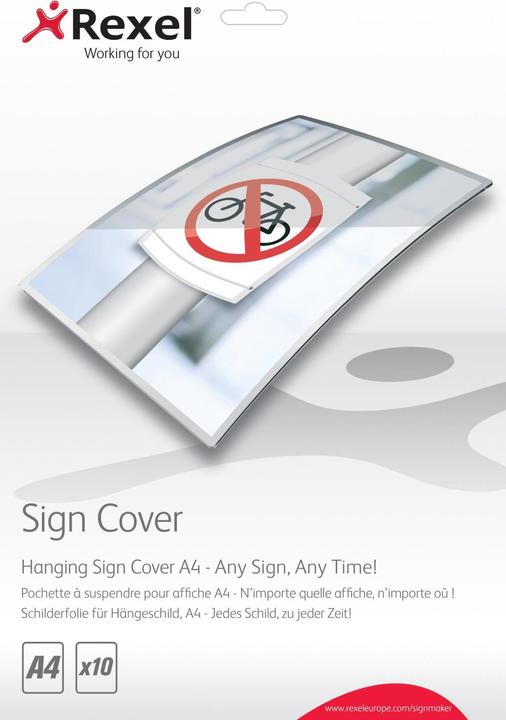 Produktbild Rexel Schilderfolie Sign Cover (A4, 10 Stück, 125 µm)