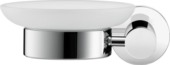 Duravit Soap holder D-CODE with dish left chrome