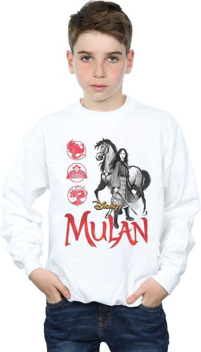 Actual product image Disney Boys Mulan Movie Horse Pose Sweatshirt (152, 158)