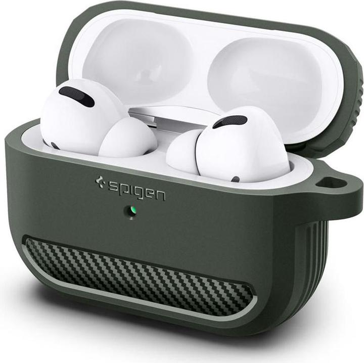 Actual product image Spigen Rugged Armor Apple Airpods Pro 1 Military Green (Headphone bag)