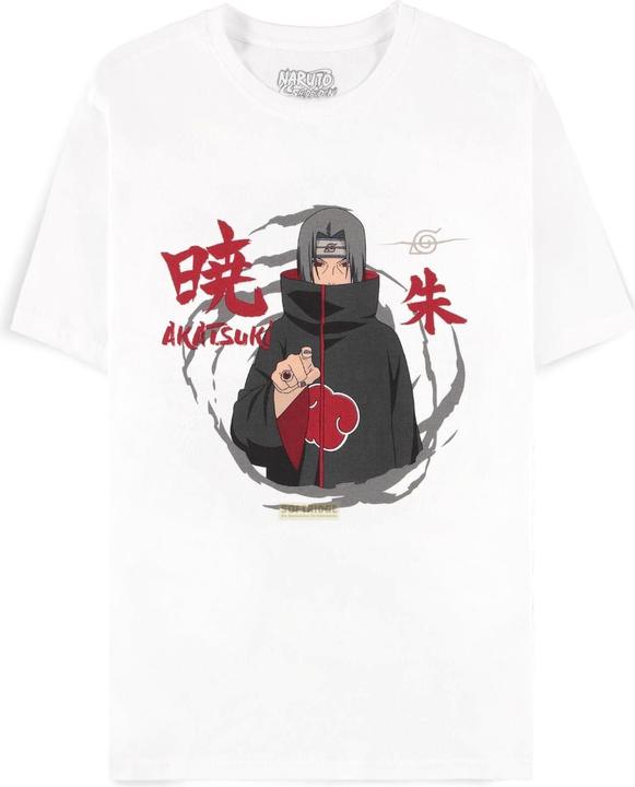 Actual product image Difuzed Naruto Shippuden T-Shirt Itachi Uchiha White Size XL (XL)