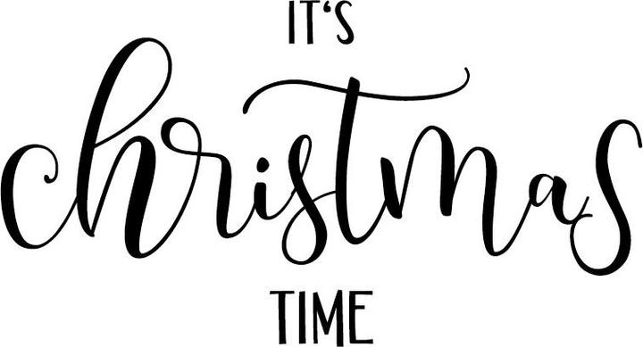 Actual product image Butterer Stamp "It's christmas time