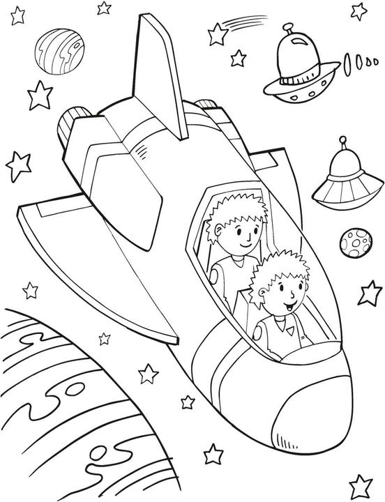 Actual product image NASA: My colouring book