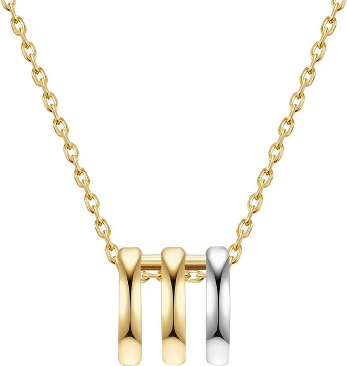 Image du produit Glanzstücke München Chaîne en argent sterling bi-colore - 26909 (Argent Sterling, 40 - 45 cm)