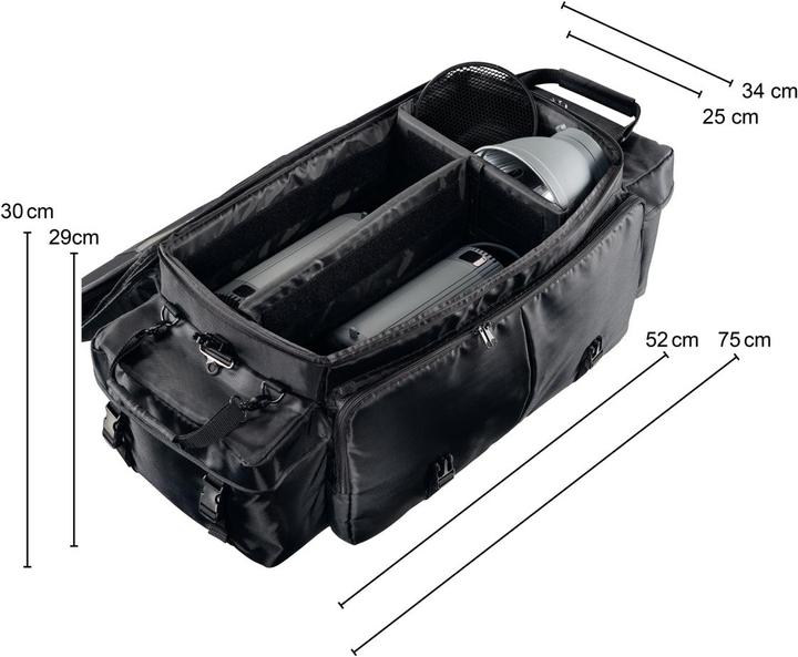 Image du produit Walimex Photo et sac de studio XXL (Sac à bandoulière pour appareil photo, 13 l)