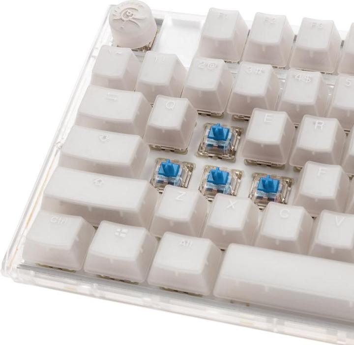 Image du produit Ducky One 3 Aura White Clavier de jeu, RGB LED - MX-Blue (US) (US, Filaire)