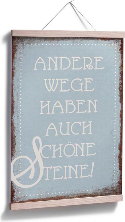 Image du produit Trenddeko D'autres chemins ont aussi de belles pierres (40 x 60 cm)