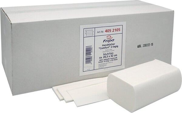 Immagine prodotto Fripa Asciugamano piegato 1860ST a 2 strati bianco (1 x)