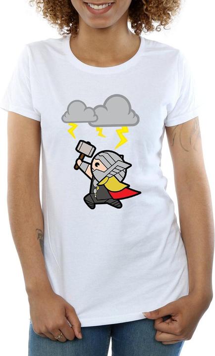 Immagine prodotto Kawaii Thor God Of Thunder Maglietta Donna (XXL)
